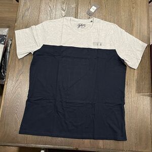 NWT Johnny Bigg NY District Spliced Tee Navy Size 4X